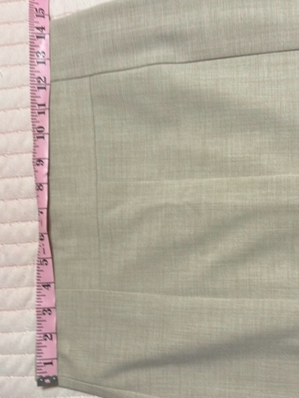 Worthington Pencil Skirt Size 6 Beige Tan Career Office Classic Knee Length - Picture 4 of 4
